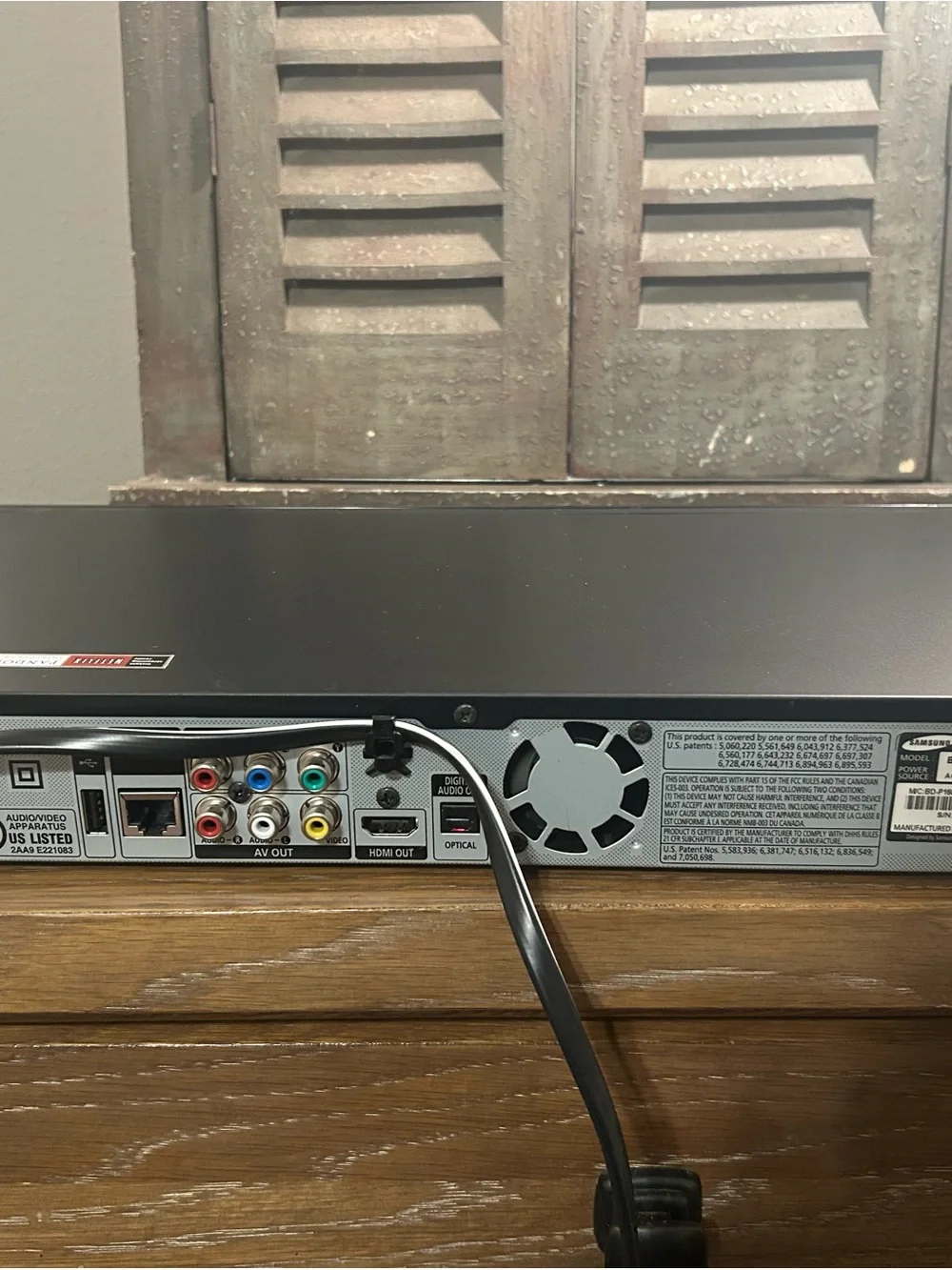 Samsung Blu-ray Disc Player HDMI BD-P1600 w/Remote & Manual EUC